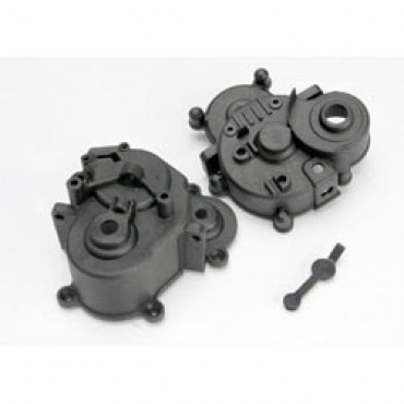 GEARBOX HALVES FRONT & REAR CAIXA TRANSMISSÃO REVO TRAXXAS TRAX 5391